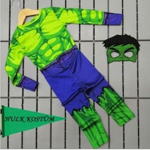 Sedirli Maskeli Hulk Çocuk Kostümü