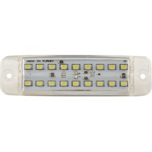 Çift Sıra Parmak Lamba 18 Led'Li 100Mm 12V-24V Beyaz