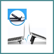 Trendexa 2 Kademeli Katlanabilir Ve Yapışkanlı Laptop Standı Siyah Mac