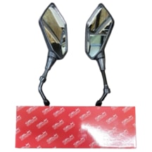 Çelik 8mm M8 Motosiklet Aynası Takımı - Honda, Scooter, Mondial Uyumlu Siyah Evrensel Model 8 MM