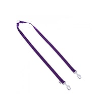 Doggie Dokuma Çift Köpek Gezdirme Aparatı Medium Mor 2x60-60 Cm Mor
