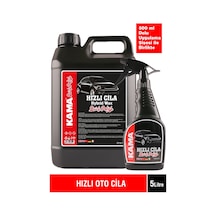 AutoKama Hızlı Cila Seramik 5 L + Uygulama Şişesi 500 ML