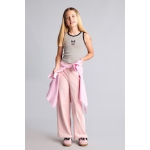 Defacto Beli Bağcıklı Wide Leg Eşofman Altı Kız Çocuk I2264a826aupn130 Pembe-pn130