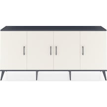 Arges Konsol 3 Raflı 4 Kapaklı 176x30x83 Antrasit-aytaşı/aytaşı Aytaşı/aytaşı
