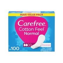 Carefree Normal Cotton Parfümsüz 100'lü Günlük Ped
