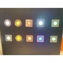 220V 0.5Watt Yuvarlak Yeşil Mini Led Spot
