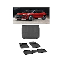 Sahler Nissan Qashqai 2022 Ve Sonrası Benzin/hybrit 4.5d Paspas 3d Üst Rizline Bagaj Havuzu