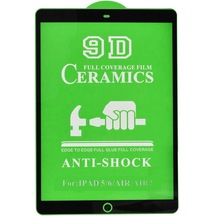 More Tr Apple Uyumlu iPad 9.7 2018 6.nesil Uyumlu Mtr Tablet Seramik Ekran Koruyucu-siyah