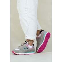 Hammer Jack Hakiki Deri Ciment-Siyah Kadın Spor Ayakkabı - 545252233