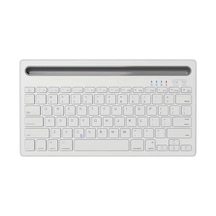 Minimalist Beyaz Kablosuz Klavye 2.4ghz Windows Mac Uyumlu