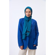 Mirsoy Scarf Lina Modern Desen Şal Zümrüt