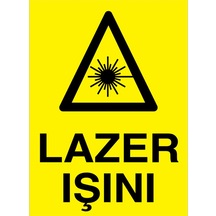 Lazer Işını Uyarı Tabelası - 70x100 Foreks - Rlı7