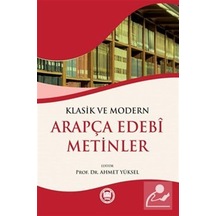 Klasik Ve Modern Arapça Edebi Metinler- M. Ü. İlahiyat Fakültesi Vakfı Yayı