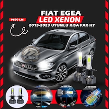 Fiat Egea 2015-2023 Kısa Far Uyumlu Şimşek Etkili Led Xenon Pro Series H7