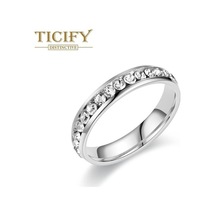 Novahub Gümüş Tam Tianxing Nehri Titanyum Yüzük Kadın Zirkon Çift Niş Yüzük Gümüş - 10 Gümüş Novahub Gümüş Tam Tianxing Nehri Titanyum Yüzük Kadın Zirkon Çift Niş Yüzük Gümüş - 10 Gümüş