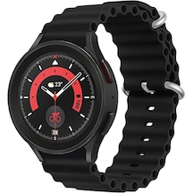 Samsung Galaxy Watch 3 45mm Gear S3 46mm Kordon Ocean Silikon Kordon 22mm