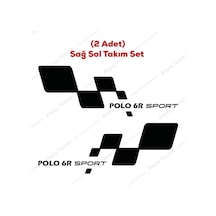 Polo 6R Sticker Volkswagen Polo 6R Kapı Altı Sticker Oto Sticker
