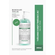 Clara Hygienics Rosemary Touch Cilt Tonu Eşitleyici Ölü Hücre Temizleyici Vegan Yüz Ve Vücut Temizleme Jeli 400 Ml