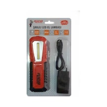 Rico Rc0027 240 Lümens Şarjlı Led El Feneri El Lambası Mıktanıs N11.6198 Kırmızı - Siyah
