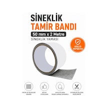 1 Adet Sineklik Yaması Tamir Bandı 50mm X 2mt , Yama Tamir Kiti Yırtık Kopmuş Delik Tül Yapıştırma