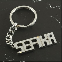 Şefika - 816 - - Muratech - İsimli Anahtarlık Çok Renkli