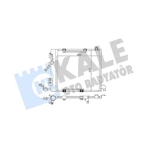 Kale 393800 Klima Radyatoru 1850050 1850054 1850056