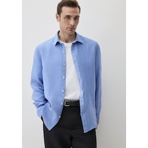 Mavi Erkek Uzun Kol Gömlek Soft Chambray 0211496-89517 Mavi