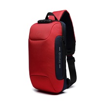 Ozuko Kamp Yürüyüş Açık Hava Erkek Omuz Çantası - Kırmızı