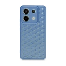Xiaomi Redmi Note 13 Pro 5g Kılıf Petek Silikon Kapak - Mavi 0.2M-Çok Renkli