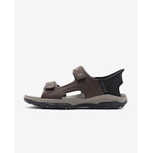 Skechers Tresmen - Reece Erkek Kahverengi Sandalet 205289 Choc Kahverengi