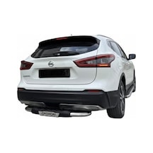 Tüm Nissan Qashqai Modellerine Uyumlu Arka Tampon Poliüretan Koruma Demiri Krom