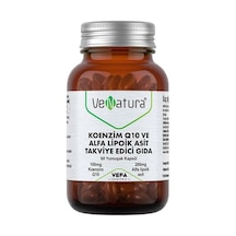 Venatura Koenzim Q10 Ve Alfa Lipoik Asit 60 Yumuşak Kapsül
