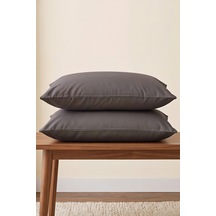 Füme Ranforce %100 Pamuklu 2'li Yastık Kılıfı 50x70 Cm