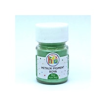 EPOKSİ REÇİNE METALİK SEDEFLİ PİGMENT TOZ BOYA AÇIK YEŞİL 10 GR