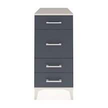 Kronos Komodin 4 Çekmeceli 44x59x96 Aytaşı-antrasit Aytaşı