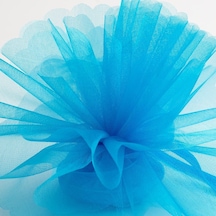 27 Metrex70 Cm Açık Mavi Süsleme Tülü Açık Mavi Tül Araba Çiçek Düğün Dekor Tül Blue Decoratıontulle