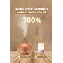 Uzaktan Kumandalı 550ml Aroma Difüzörü Ultrasonik Hava Nemlendirici Buhar Makinesi 7 Renk Led