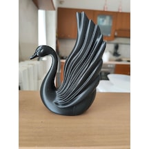 Kuğu Modern Ev Aksesuarları Arasında Hediyelik Dekoratif Obje Figür 15 Cm
