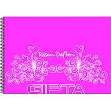 Gıpta Pp Kapak Spiralli 17x24-25 Yaprak Resim Defteri