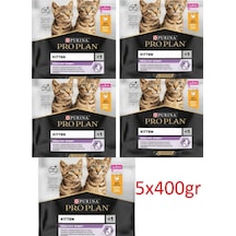 Pro Plan Junior Tavuklu Yavru Kedi Maması 5x400 Gr