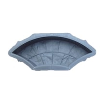 Plastik Parke Taşı Kalıbı Tekli Midye (10 Adet)