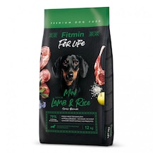 Fitmin Forlife Kuzulu Ufak Irk Yetişkin Köpek Maması 12 Kg