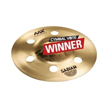 Sabian 20805xab Aax Air Splash Zil 8 İnç Delikli Tasarım - Hızlı Atak - Parlak