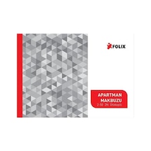 Folix Apartman Makbuzu 14 X 20 Cm 2-50 2 Nüsha Otokopili 50 Yapra N11.342