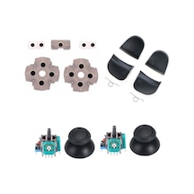 Ps5 V1 Analog Motor Topuz İç Lastik Tetik Omuz Tuşu Tamir Playstation 5 Versiyon 1 Kol Tamiri Siyah