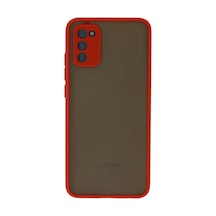 Samsung Galaxy A02s Uyumlu Kılıf Montreal Silikon Kapak - Kırmızı