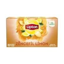 Zencefil Ve Limon Bardak Poşet Bitki Çayı 20'li Paket