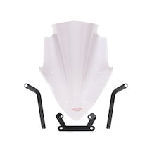 Gp Kompozit Bajaj Pulsar Ns 200 2011-2024 Uyumlu Ön Cam Şeffaf 47 Cm