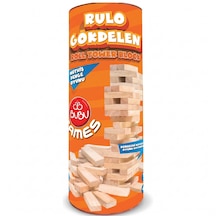 Bubu Gm0035 Ahşap Rulo Gökdelen Denge Oyunu
