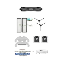 Dreame D10 Plus Gen 2 Rld32gd Robot Süpürge Uyumlu Yedek Toz Torba, Fırça, Filtre, Mop 11 Parça
